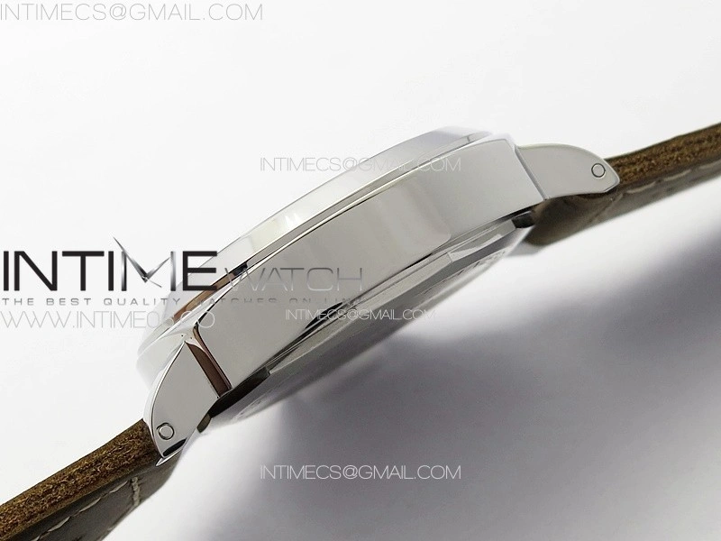 PAM911 T HWF 1:1 Best Edition on Brown ASSO Leather Strap A6497