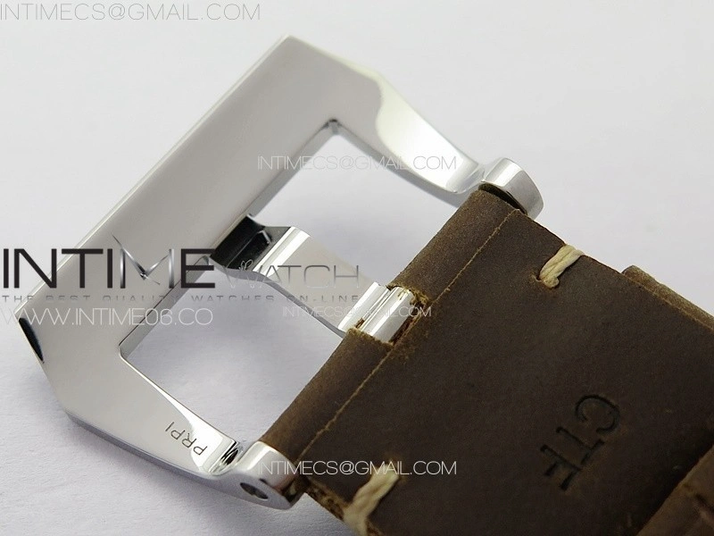 PAM911 T HWF 1:1 Best Edition on Brown ASSO Leather Strap A6497
