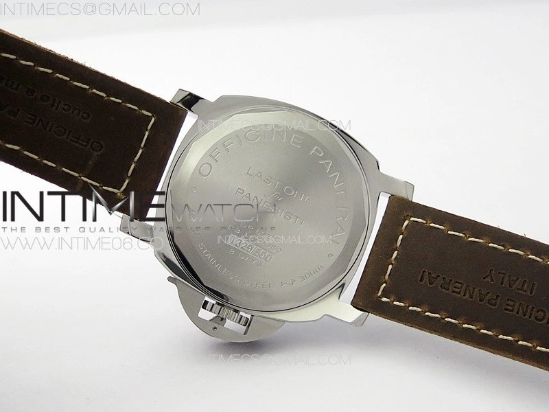 PAM911 T HWF 1:1 Best Edition on Brown ASSO Leather Strap A6497