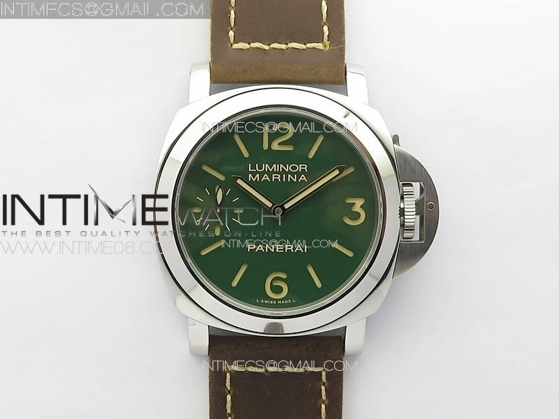 PAM911 T HWF 1:1 Best Edition on Brown ASSO Leather Strap A6497