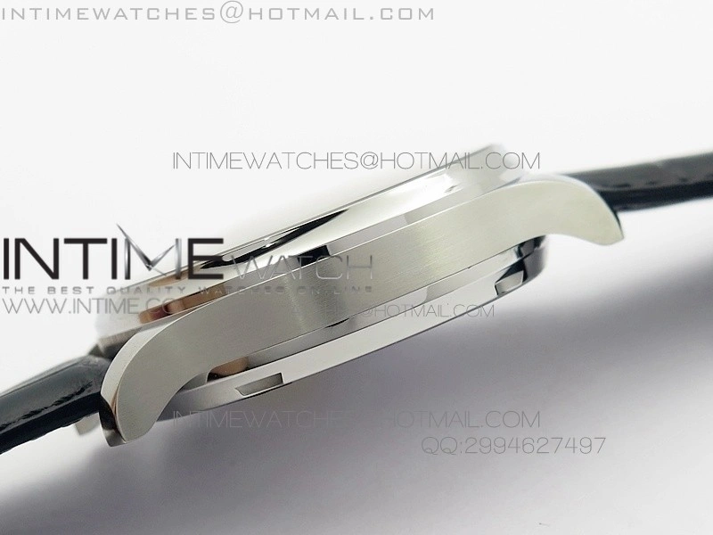 PORTUGUESE REAL PR IW500109 AZF 1:1 BEST EDITION ON BLACK LEATHER STRAP A52010