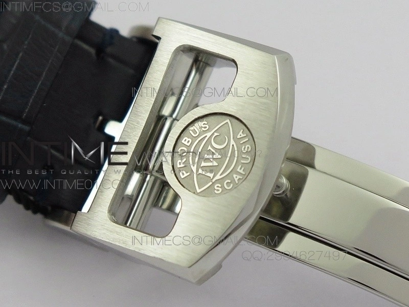 PORTUGUESE REAL PR IW500705 AZF 1:1 BEST EDITION ON BLACK LEATHER STRAP A52010