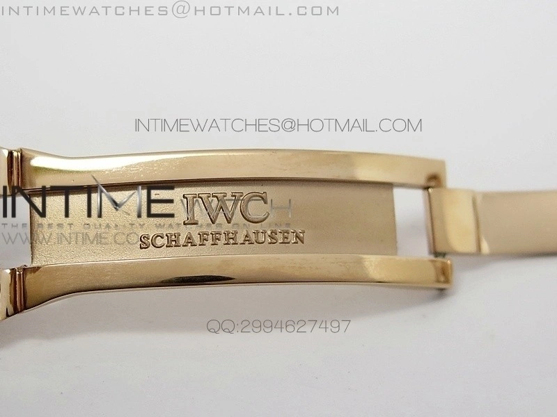 PORTUGUESE REAL PR RG GARY DIAL V2 Gold Numbers ZF 1:1 BEST EDITION ON BLACK LEATHER STRAP A52010