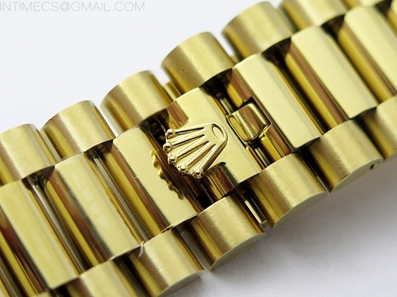 Day Date 40mm 228238 Gain Weight YG tungsten APSF 1:1 Best Edition Black Dial T Crystals Markers on YG President Bracelet A2836