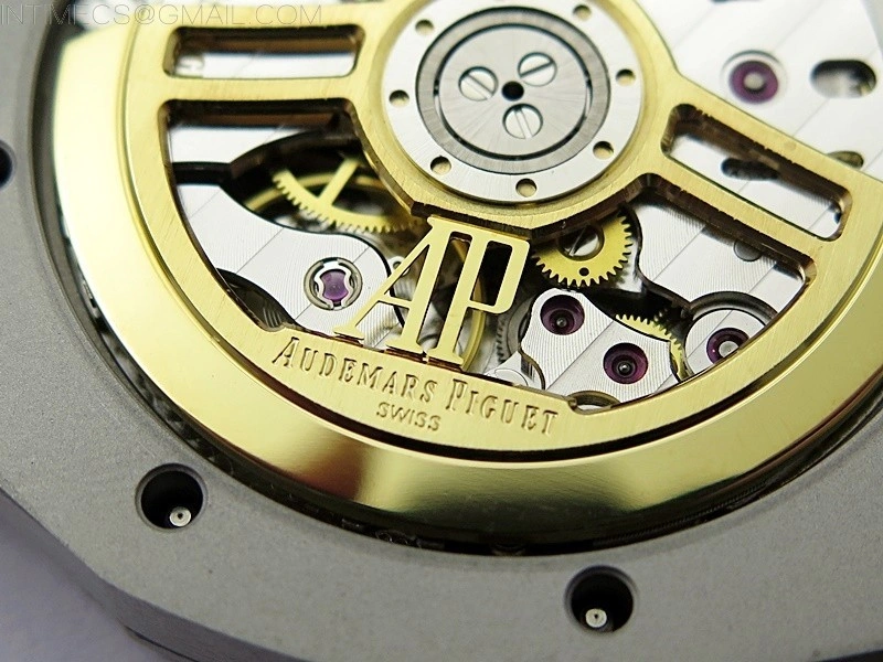 Royal Oak 41mm 15500 Frosted SS APSF 1:1 Best Edition Blue Textured Dial on Frosted SS Bracelet SA4302 Super Clone