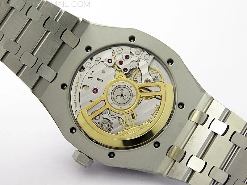 Royal Oak 41mm 15500 Frosted SS APSF 1:1 Best Edition Gray Textured Dial on Frosted SS Bracelet SA4302 Super Clone