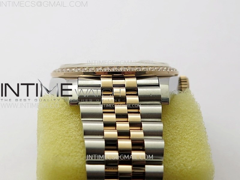 DateJust 36MM 126281 SS RG APSF 1:1 Best Edition Rose Gold Dial Roman Markers on SS RG Jubilee Bracelet SA3235