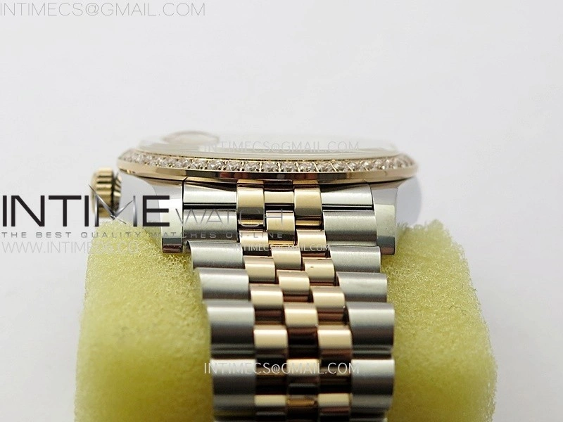 DateJust 36MM 126281 SS RG APSF 1:1 Best Edition Rose Gold Dial Roman Markers on SS RG Jubilee Bracelet SA3235