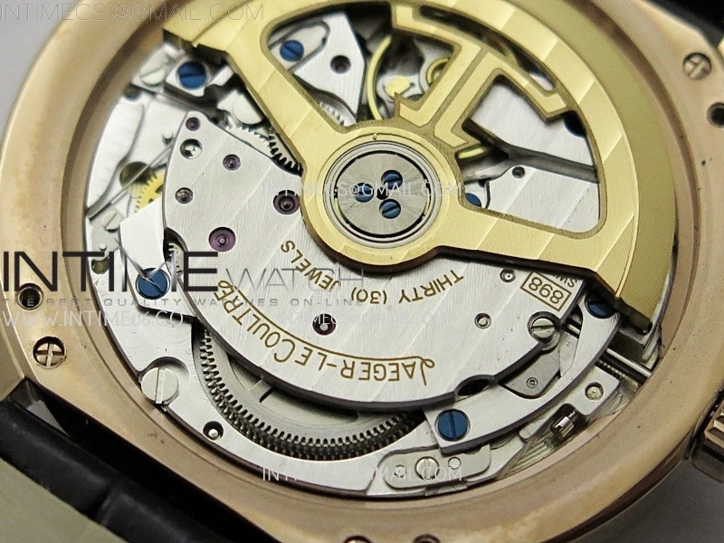Rendez-Vous Night and Day Diamond Bezel RG APSF 1:1 Best Edition White Textured Dial SS Bezel on Black Strap Super Clone A898