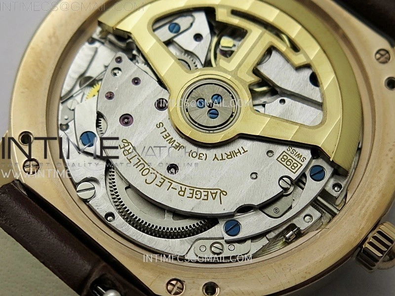 Rendez-Vous Night and Day Diamond Bezel RG APSF 1:1 Best Edition White Textured Dial SS Bezel on Brown Strap Super Clone A898