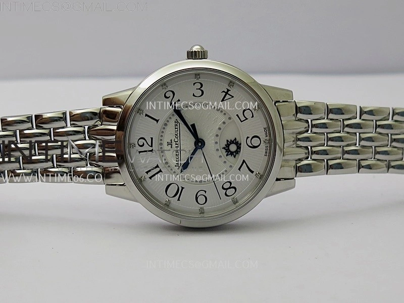 Rendez-Vous Night and Day SS APSF 1:1 Best Edition White Textured Dial SS Bezel on SS Bracelet Super Clone A898