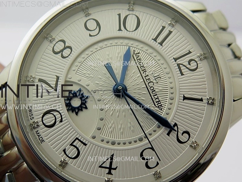Rendez-Vous Night and Day SS APSF 1:1 Best Edition White Textured Dial SS Bezel on SS Bracelet Super Clone A898