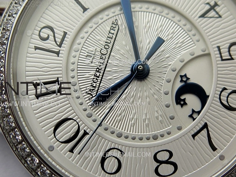 Rendez-Vous Night and Day Diamond Bezel SS APSF 1:1 Best Edition White Textured Dial SS Bezel on SS Bracelet Super Clone A898