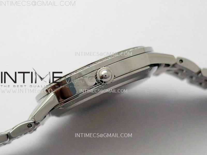 Rendez-Vous Night and Day Diamond Bezel SS APSF 1:1 Best Edition White Textured Dial SS Bezel on SS Bracelet Super Clone A898