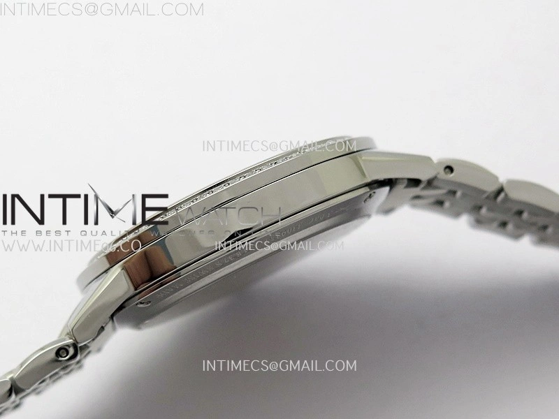 Rendez-Vous Night and Day Diamond Bezel SS APSF 1:1 Best Edition White Textured Dial SS Bezel on SS Bracelet Super Clone A898