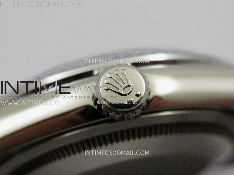 Day Date 36mm Gain Weight SS tungsten APSF 1:1 White Hematite Quartz Dial Diamond Markers on SS President Bracelet A3255