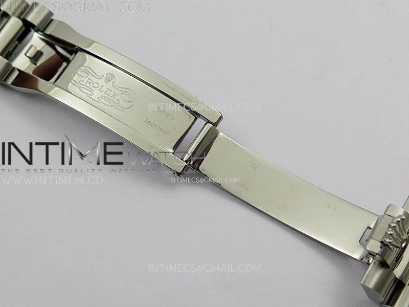 Day Date 36mm Gain Weight SS tungsten APSF 1:1 White Hematite Quartz Dial Diamond Markers on SS President Bracelet A3255