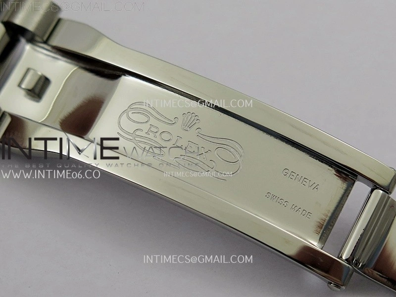 Day Date 36mm Gain Weight SS tungsten APSF 1:1 White Hematite Quartz Dial Diamond Markers on SS President Bracelet A3255