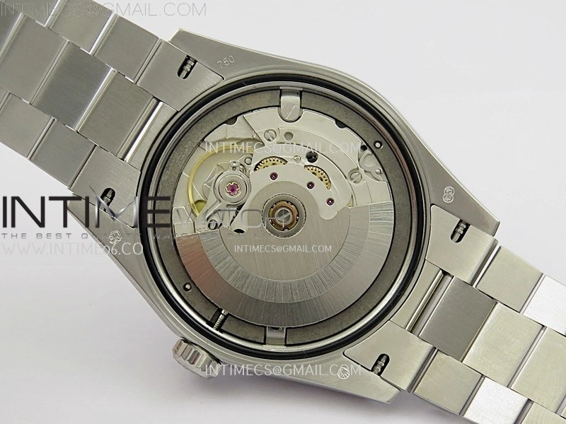 Day Date 36mm Gain Weight SS tungsten APSF 1:1 White Hematite Quartz Dial Diamond Markers on SS President Bracelet A3255