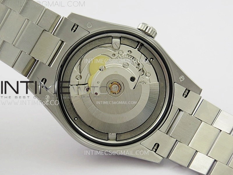 Day Date 36mm Gain Weight SS tungsten APSF 1:1 White Hematite Quartz Dial Diamond Markers on SS President Bracelet A3255