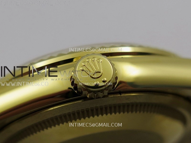Day Date 36mm Gain Weight YG tungsten APSF 1:1 White Hematite Quartz Dial Diamond Markers on YG President Bracelet A3255