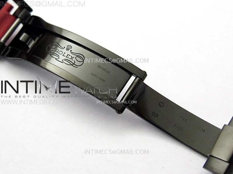 Daytona PVD Ceramic Bezel GETF Best Edition Skeleton Red Dial on Red Rubber Strap SA4130