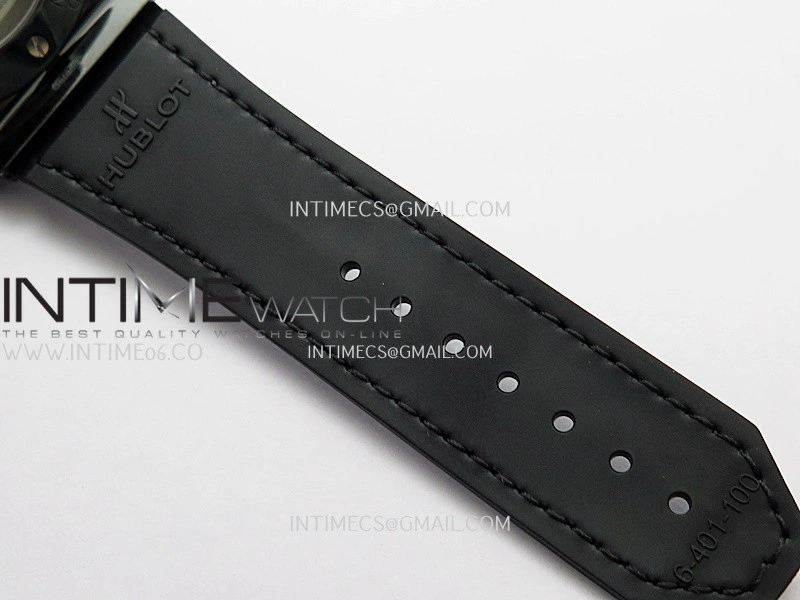 Hublot Big Bang Unico 44mm Carbon PVD HBBF 1:1 Best Edition Skeleton Dial Silver Marker On Colors Gummy Strap A1280
