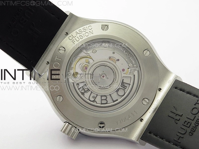 Classic Fusion 42mm SS Paved Diamonds Case And Bezel B50F Paved Diamonds Dial On Blue Gummy Strap A2892