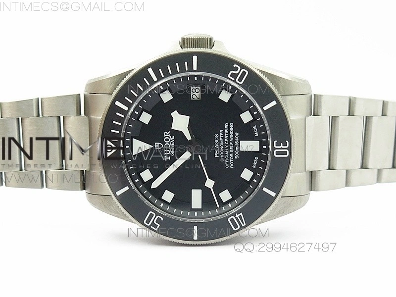 Pelagos ZF 1:1 Best Edition Black Dial on Titanium Bracelet A2824 V5