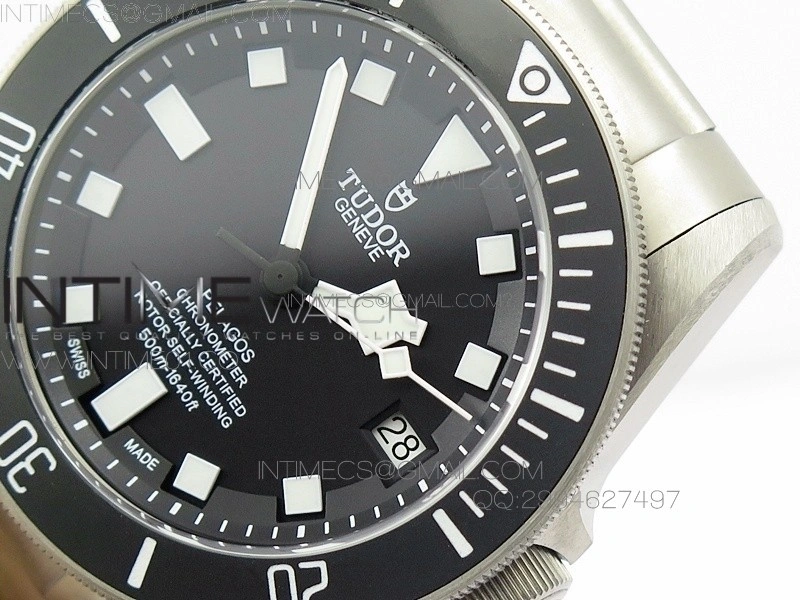 Pelagos ZF 1:1 Best Edition Black Dial on Titanium Bracelet A2824 V5