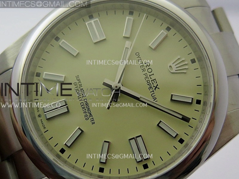 Oyster Perpetual 124300 41mm SS BP 1:1 Best Edition 2025 Ivory White Dial On SS Bracelet