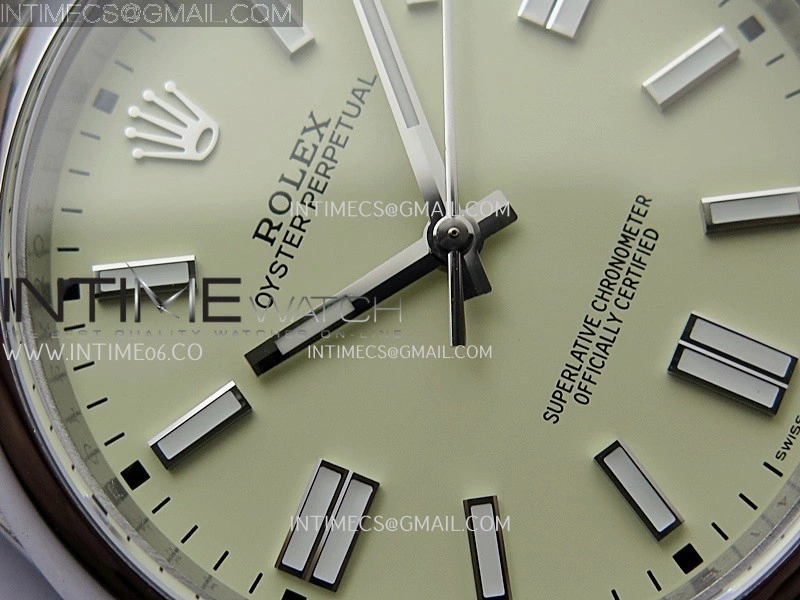 Oyster Perpetual 124300 41mm SS BP 1:1 Best Edition 2025 Ivory White Dial On SS Bracelet