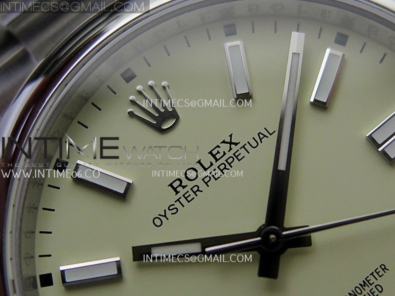 Oyster Perpetual 124300 41mm SS BP 1:1 Best Edition 2025 Ivory White Dial On SS Bracelet