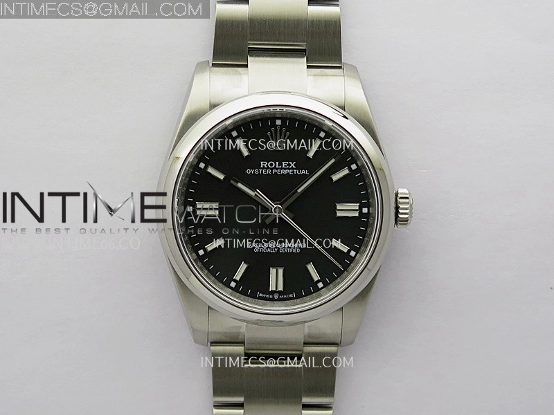 Oyster Perpetual 126000 36mm 904L SS KRF 1:1 Best Edition 2025 Black Dial On SS Bracelet