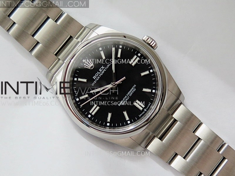 Oyster Perpetual 126000 36mm 904L SS KRF 1:1 Best Edition 2025 Black Dial On SS Bracelet