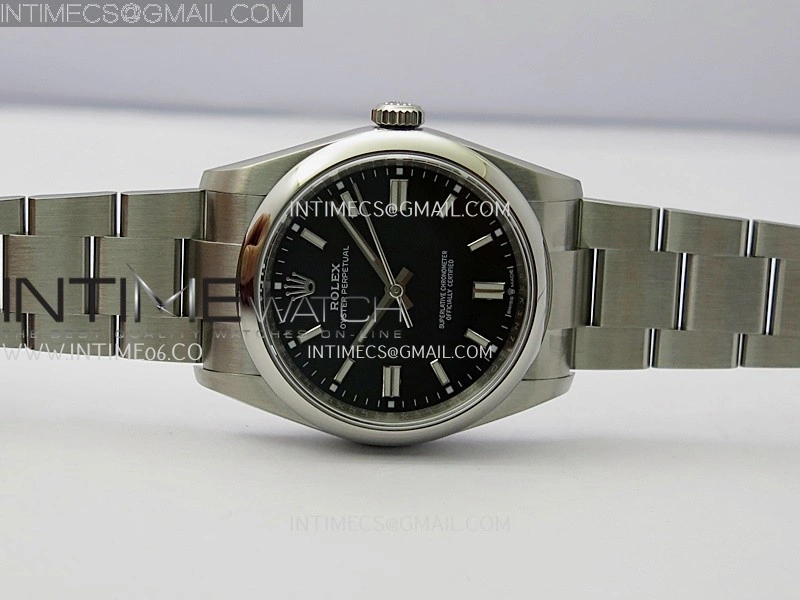 Oyster Perpetual 126000 36mm 904L SS KRF 1:1 Best Edition 2025 Black Dial On SS Bracelet