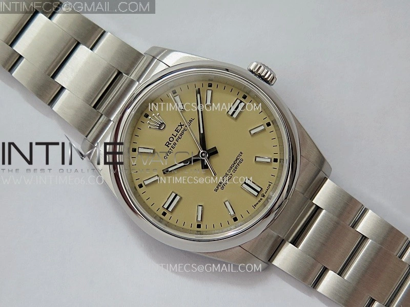 Oyster Perpetual 126000 36mm 904L SS KRF 1:1 Best Edition 2025 Cream Dial On SS Bracelet