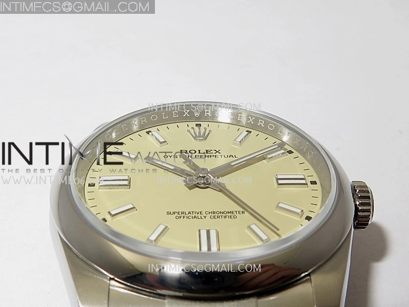 Oyster Perpetual 126000 36mm 904L SS KRF 1:1 Best Edition 2025 Cream Dial On SS Bracelet