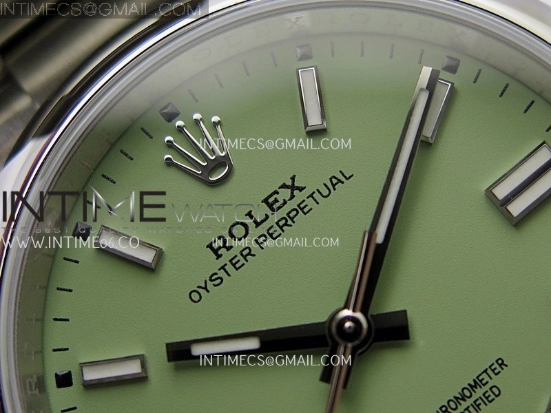 Oyster Perpetual 126000 36mm 904L SS KRF 1:1 Best Edition 2025 Green Dial On SS Bracelet
