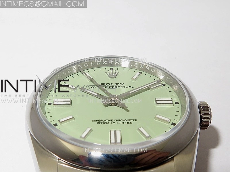 Oyster Perpetual 126000 36mm 904L SS KRF 1:1 Best Edition 2025 Green Dial On SS Bracelet