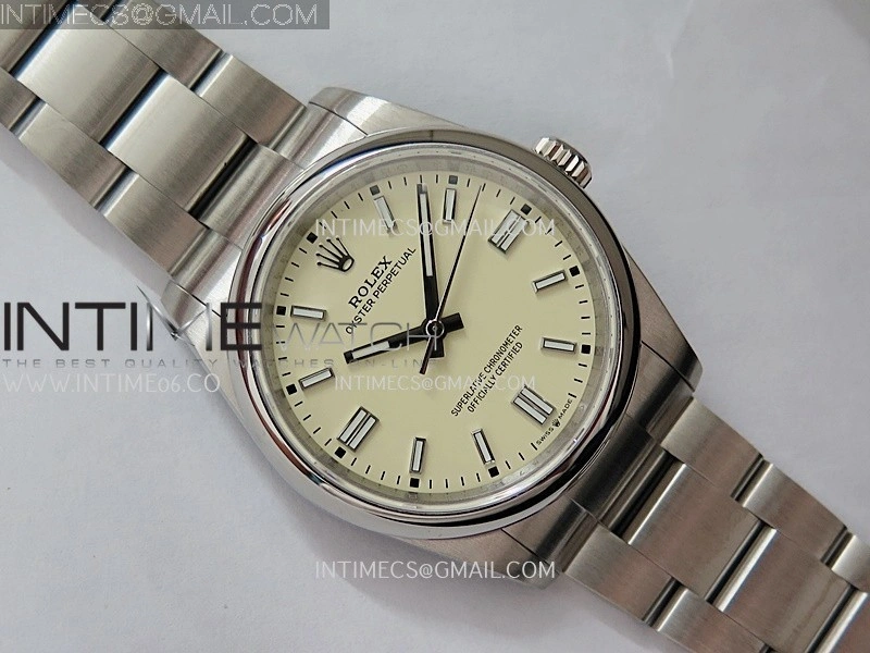 Oyster Perpetual 126000 36mm SS BP 1:1 Best Edition 2025 Ivory White Dial On SS Bracelet