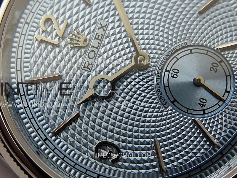 Perpetual 1908 52506 39mm SS 8+F Ice Blue Dial On Dark Brown Leather Strap A7140