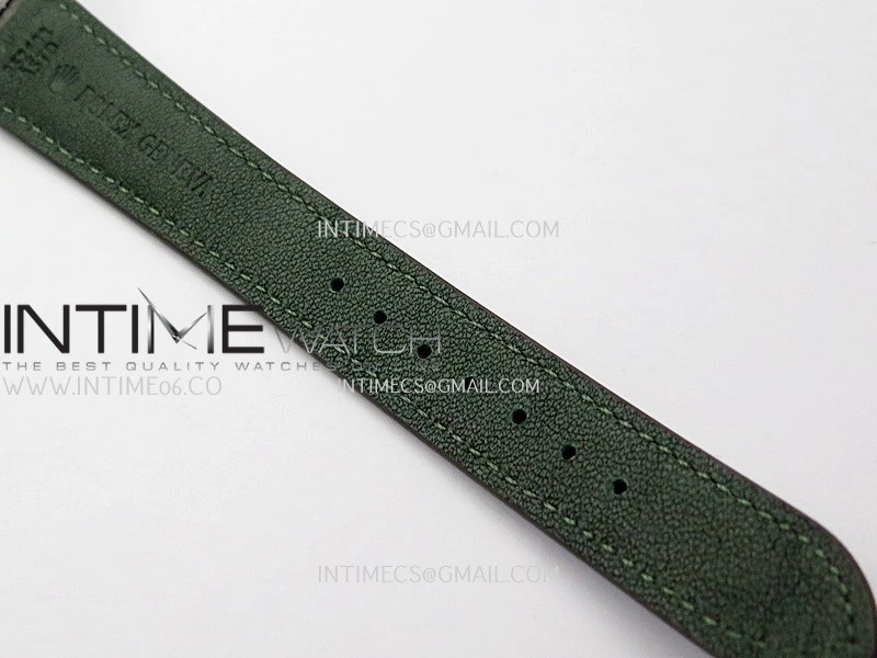 Perpetual 1908 52506 39mm SS 8+F Ice Blue Dial On Dark Brown Leather Strap A7140