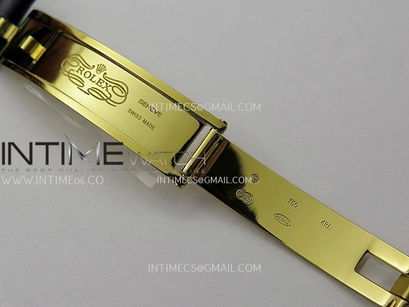 Perpetual 1908 52508 39mm YG 8+F Blue Dial On Blue Leather Strap A7140