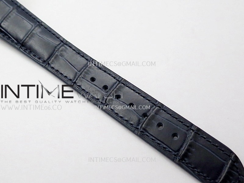Perpetual 1908 52508 39mm YG 8+F Blue Dial On Blue Leather Strap A7140