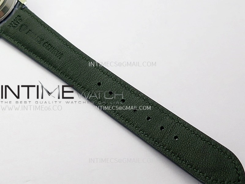 Perpetual 1908 52509 39mm SS 8+F Blue Dial On Blue Leather Strap A7140