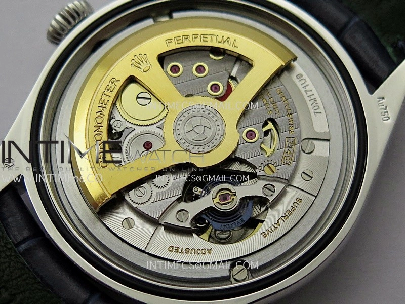 Perpetual 1908 52509 39mm SS 8+F Blue Dial On Blue Leather Strap A7140