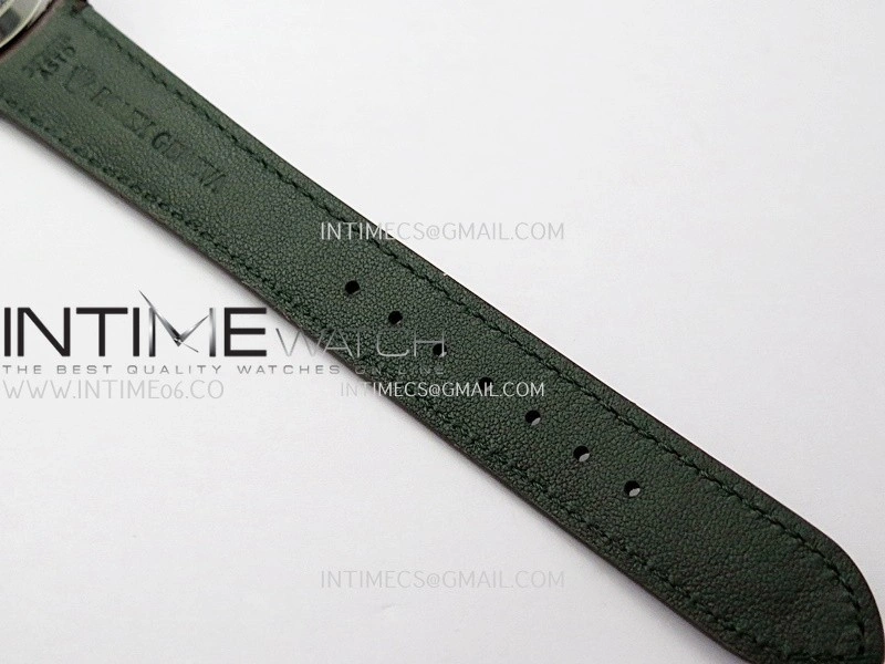 Perpetual 1908 52509 39mm SS 8+F White Dial On Brown Leather Strap A7140