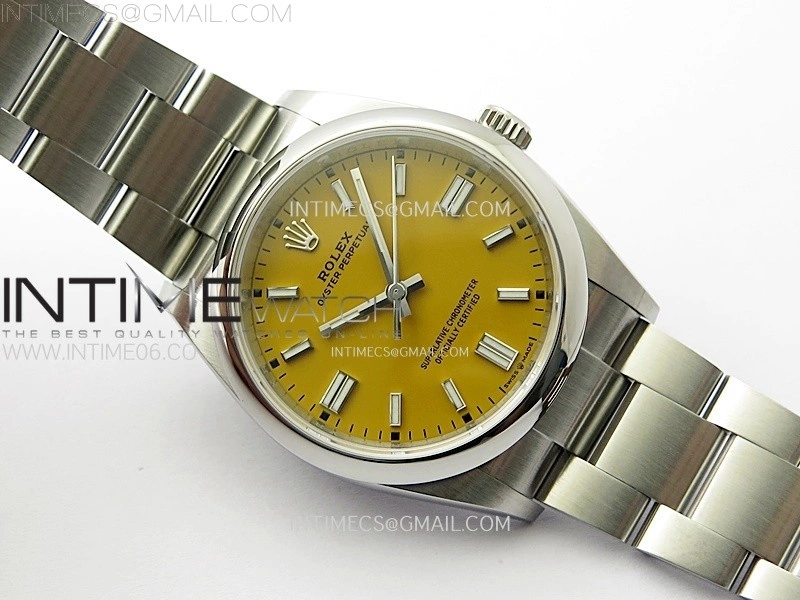 Oyster Perpetual 36mm 126000 904L VSF 1:1 Best Edition Yellow Dial on SS Bracelet VS3230
