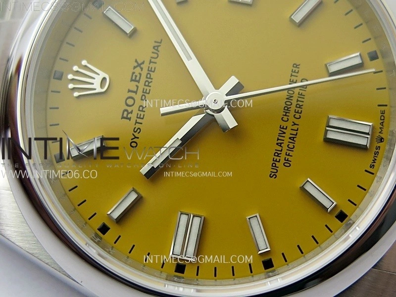 Oyster Perpetual 36mm 126000 904L VSF 1:1 Best Edition Yellow Dial on SS Bracelet VS3230